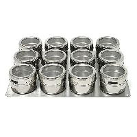 stainless steel steel spice canister