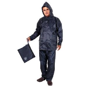 Duckback Solid Navy Blue Mens Rain Suit