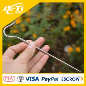 165mm Outdoor Heavy Duty Titanium Tent Peg Hooks ,camping Essential AC