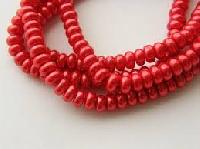 red imitation beads