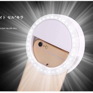 36LED 3 Level Brightness Battery Selfie Ring Light For Smartphone