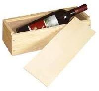 Plain Wooden Wine Box, Shape : Rectangular