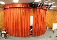 motorised stage curtain