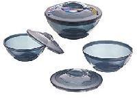 Micro Bowl With Lid ( 3 Pcs Set)