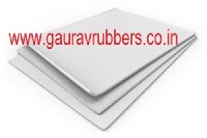 white rubber sheet