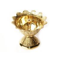 Antique Silver Polished Metal Diyas