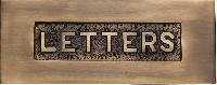 Brass Letters Name Plate