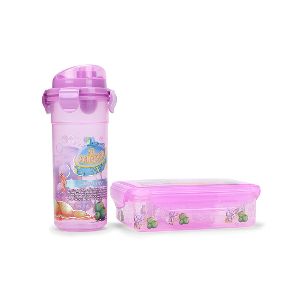 School Lunch Box and Sipper Bottle Set