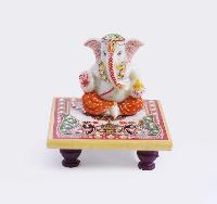 Lord Ganesha with chowki