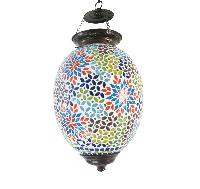 Multicolour Mosaic Egg Ceiling Lamp.