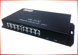 8 Channel Without Data Telephone Over Fiber Converter