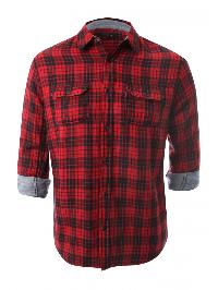 Men's Casual Cotton Checks Shirt