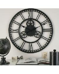 metal wall clock