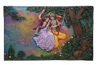 Radha Krishna Relief Painting