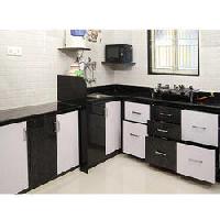 Solid PVC Kitchen Cabinet