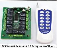 12 Button RF Receiver & Remote with Relay