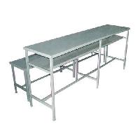 Stainless Steel and Iron School Benches