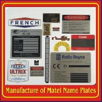 Stainless Steel Etching Nameplates
