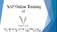SAP Online Training Course Institute in India