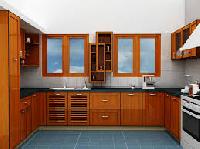 solid wood modular kitchens