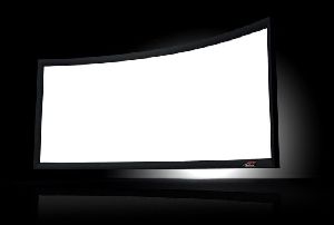 CURVED FIXED FRAME PROJECTION SCREENS