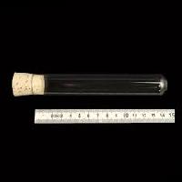 natural glass test tube