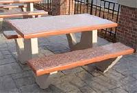 weather resistant concrete furniture