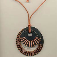Wooden Pendant Necklace