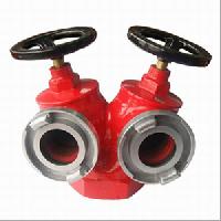 fire fighting double headed hydrant valves
