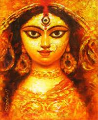 Durga Maa Oil Paintings