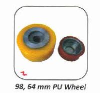 PU and Rubber 98 x 64mm Wheel