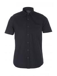 black mens linen shirts