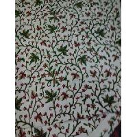 Embroidered Crewel Curtain Fabric