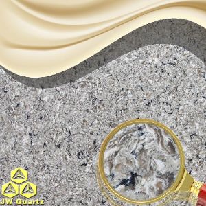 7% resin pigment Artificial Quartz Stone Slab