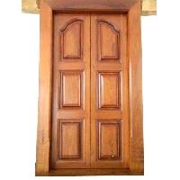 Coated Wooden Door