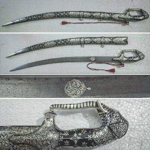 Elephant Shaped Silver Sword