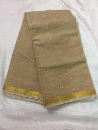 kota cotton sarees with pearls work(KCSPW4)