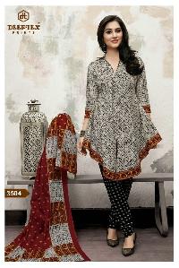 Printed Cotton Suit Material With Cotton Dupatta