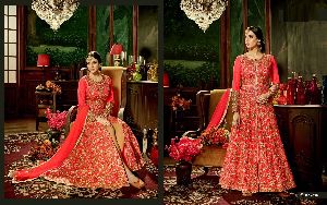 Fully Worked Embroidery Work Suit In India