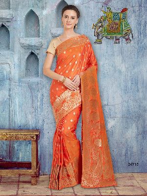 Indian Banarasi Silk Saree