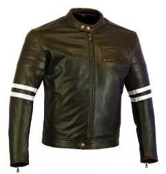 AI-786102 Mens Brown Leather Jacket