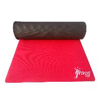 Dual Color Red Yoga Mat for Fitness, Gym, Meditation  Exercise