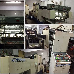 Komori L 226 two colour offset printing machine