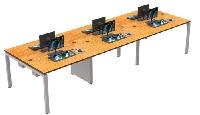 Six Seater Computer Table