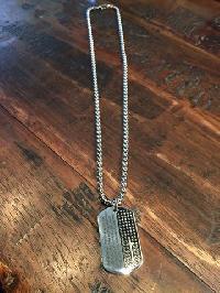 Men's Stainless Steel Dog Tag Pendants