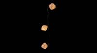 Pleated paper String Lights