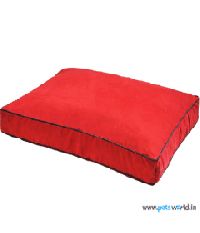 Petsworld Rectangular Dog Bed Medium (Red)