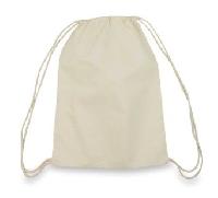 Cotton Plain Backpack Bag
