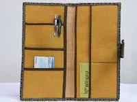 Jute Cheque Book Pouch