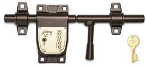 275 Mm Texture Brown Godrej Locks Kadi Tala